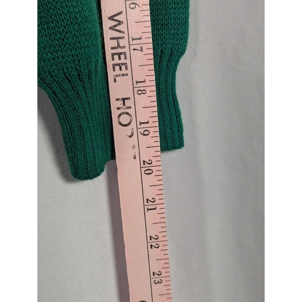 Emerald Isle Crew Neck Claddagh Sweater Shamrock Knit Irish St Patrick Small